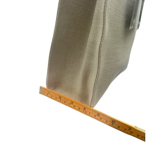 Etienne Aigner Canvas & Leather Tote Bag – Elegant Neutral Tones - Picture 4 of 6